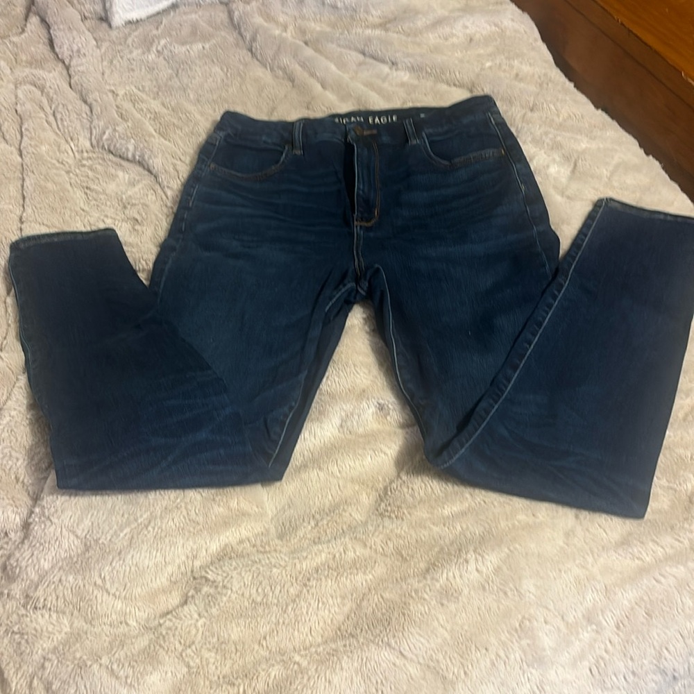 American eagle hi rise jeggings jeans size 14 long
